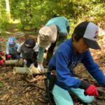 5月22日　里山の土に触れよう～竹ポットの樹木苗づくりと移植ゴテでできる森づくり」  森まなび活動レポート