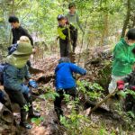 森まなび活動レポート：2023年4月23日（日）「池づくり ～ 第三回 親子でつくろう トンボの楽園 in 修善寺」