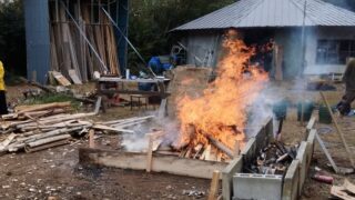 里山の環境改善講座「炭焼きと環境改善WS」レポート　～　トンボ・ビオトープ【3年目】第一回