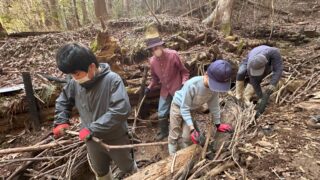 2025年4月27日「里山の環境改善講座 ～ トンボ・ビオトープ　タケノコ掘りと沢の整え」ご案内