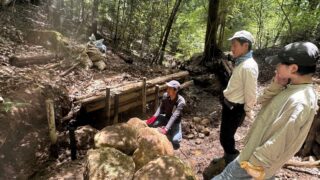 里山の環境改善講座「里山ツアーと沢の整え」レポート ～ トンボ・ビオトープ【3年目】第八回