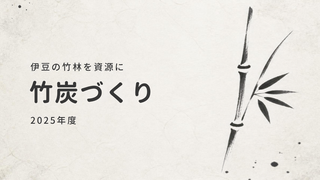 修善の森 竹炭づくり 2025年度