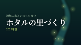 修善の森 ホタルの里づくり 2026年度